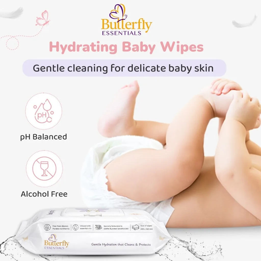 Baby Wipes Pack of 25 for Gentle and Effective Cleaning view 2