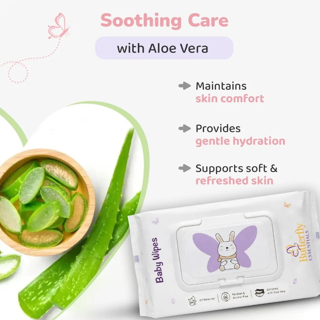 Baby Wipes Pack of 25 for Gentle and Effective Cleaning view 3