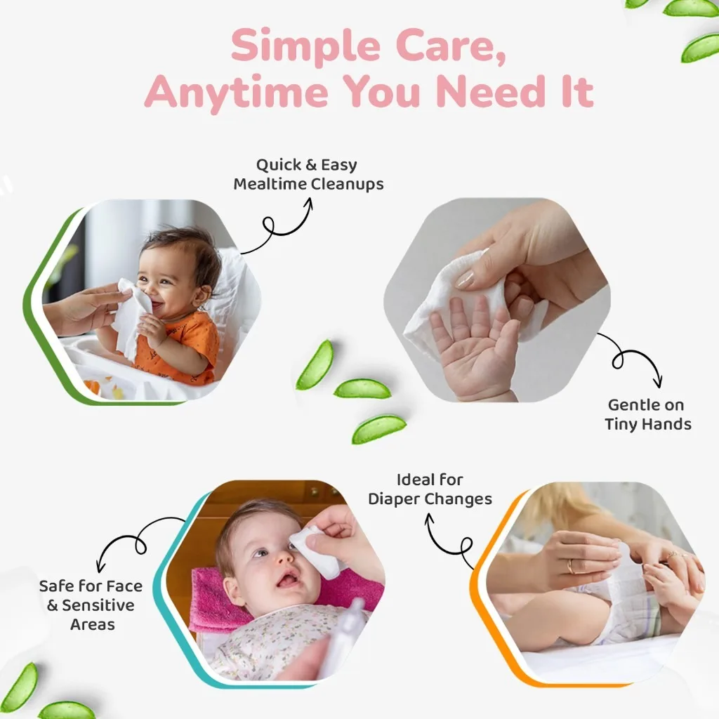 Baby Wipes Pack of 25 for Gentle and Effective Cleaning thumbnail 5