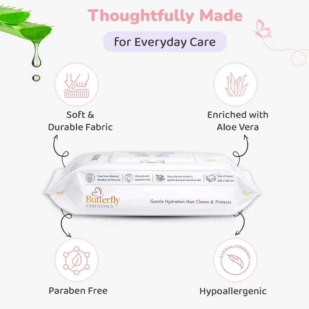 Baby Wipes Pack of 72 for Gentle and Effective Cleaning view 3