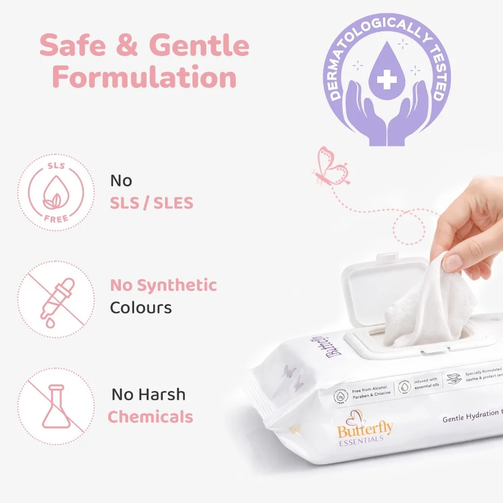 Baby Wipes Pack of 72 for Gentle and Effective Cleaning thumbnail 5