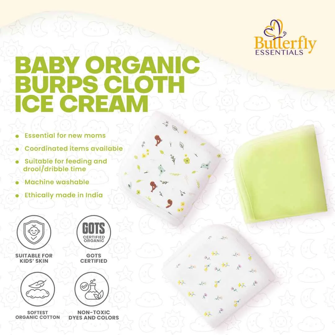 Baby Organic Burp Clothes view 1
