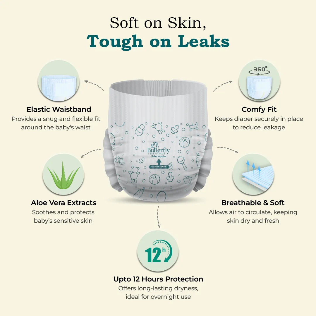 Baby Diapers – All-Day Dryness and Aloe Vera Care - Small thumbnail 7